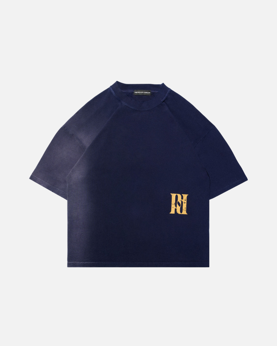 GARMENT DYED MONOGRAM T-SHIRT