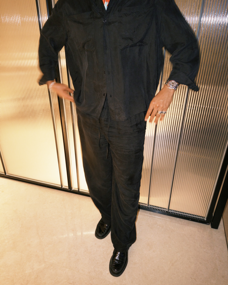 Sandwashed Cupro Pants