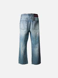 Light Wash Bootcut Jeans - back