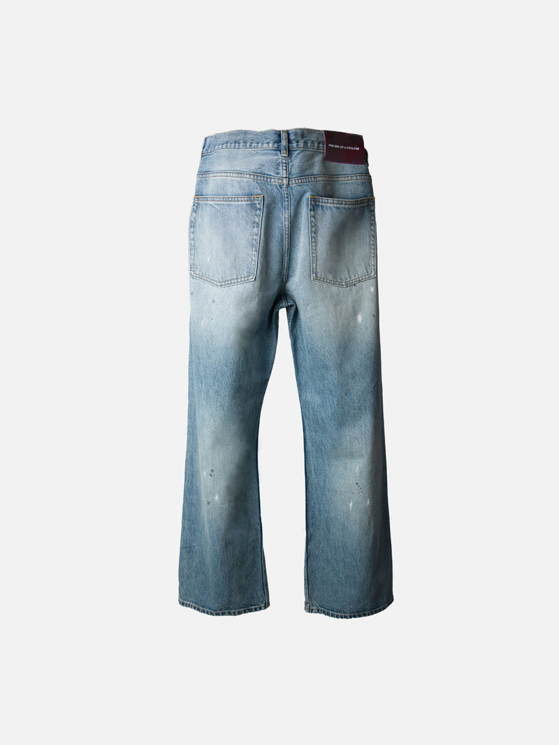 Light Wash Bootcut Jeans - back