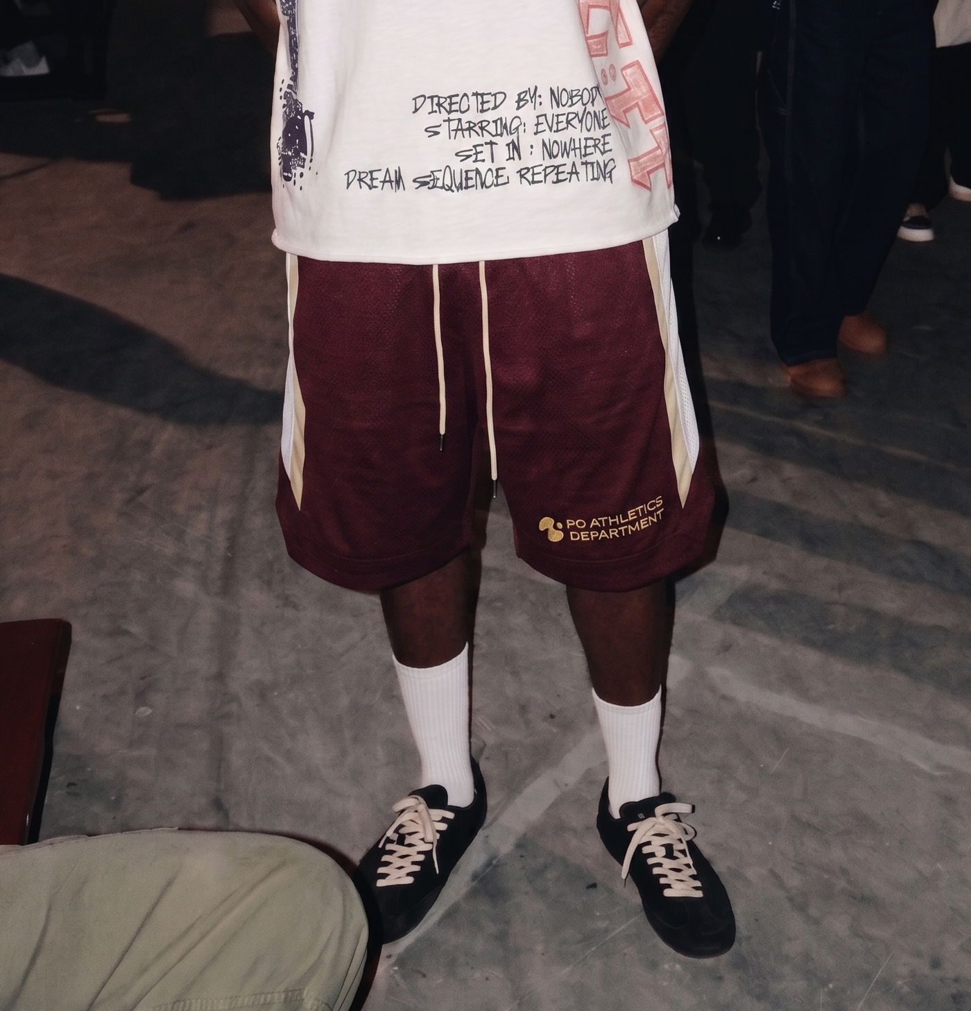PD Athletic Department Shorts — on model detail