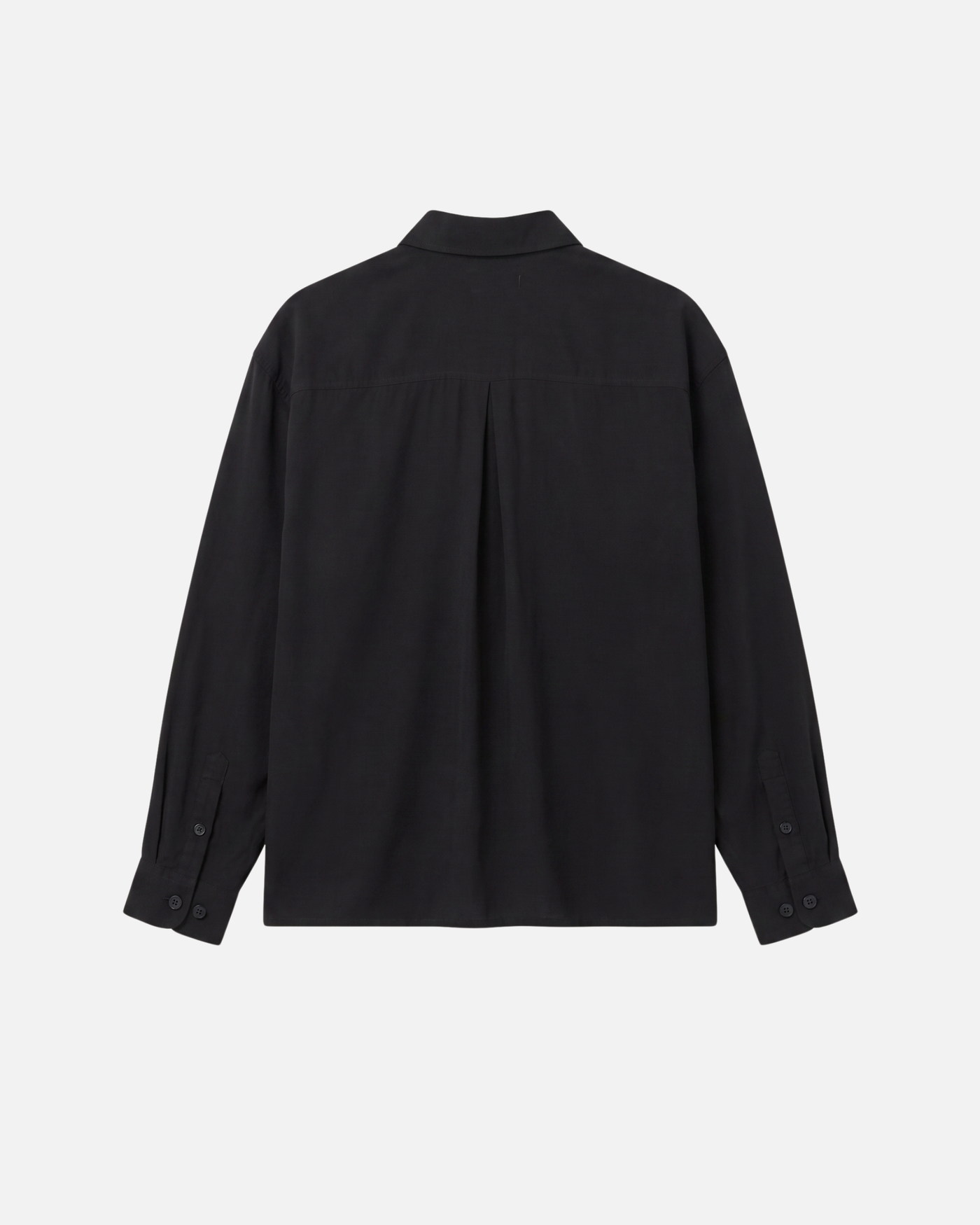 Sandwashed Cupro Shirt — back