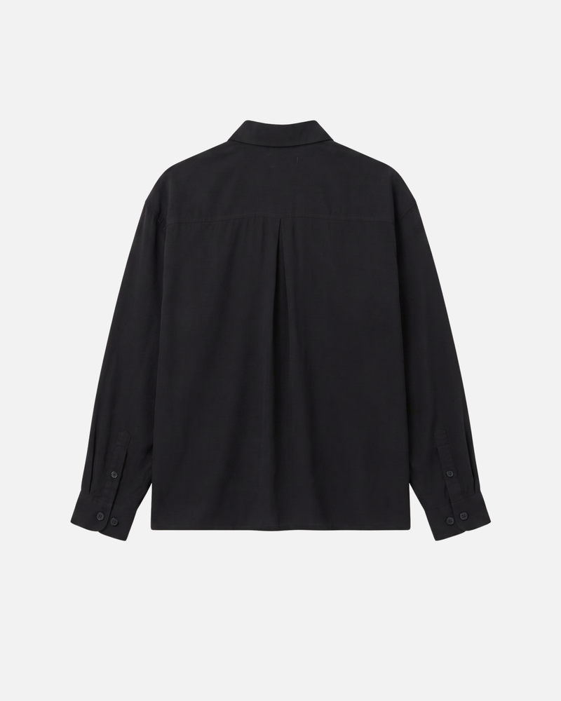 Sandwashed Cupro Shirt — back