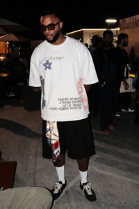 Script Tee — on model