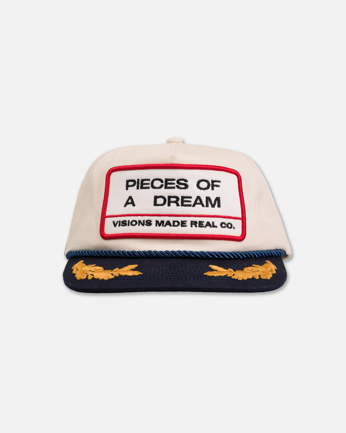 Two-Tone Patchwork Hat - front