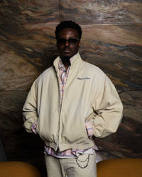 Washed Canvas Jacket - on model